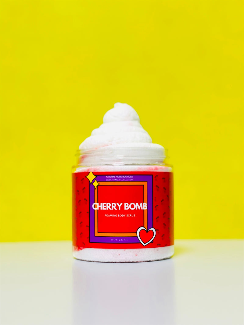 CHERRY BOMB FOAMING SUGAR SCRUB