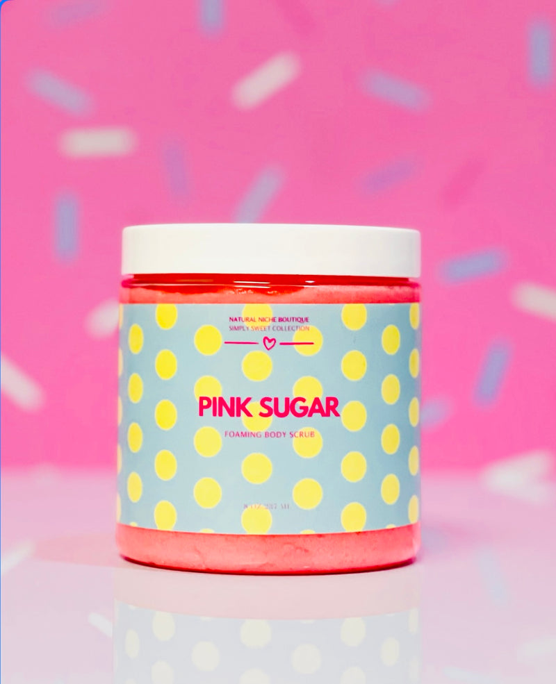 PINK SUGAR FOAMING SUGAR SCRUB